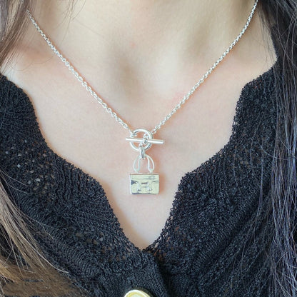 [Mystic]CONSTANCE PEDANT SILVER NECKLACE