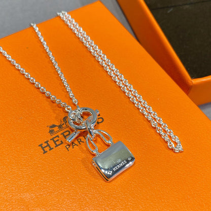[Mystic]CONSTANCE PEDANT SILVER NECKLACE
