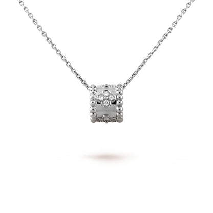 [Mystic]PERLEE PEDANT SIVLER DIAMOND NECKLACE