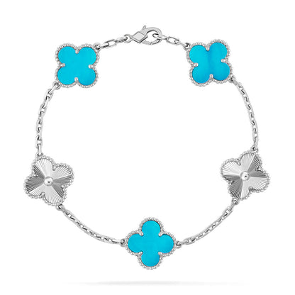 [Mystic-new] CLOVER 5 MOTIF TURQUOISE BRACELET COLLECTION