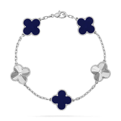 [Mystic-new]CLOVER 5 MOTIF LAPIS LAZULI BRACELET COLLECTION