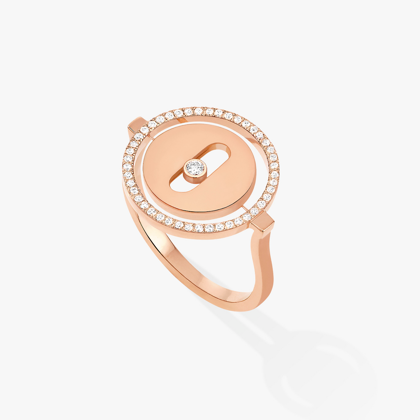[Mystic JURI]Mystic MOVE PINK GOLD DIAMOND RING