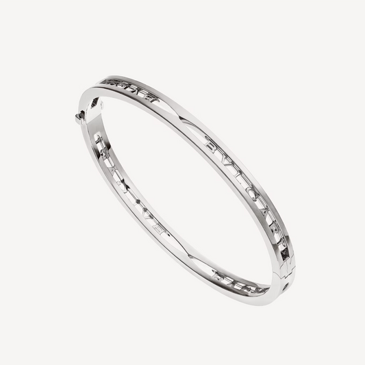 [Mystic]ZERO 1 SPIRAL LOGO SILVER BRACELET