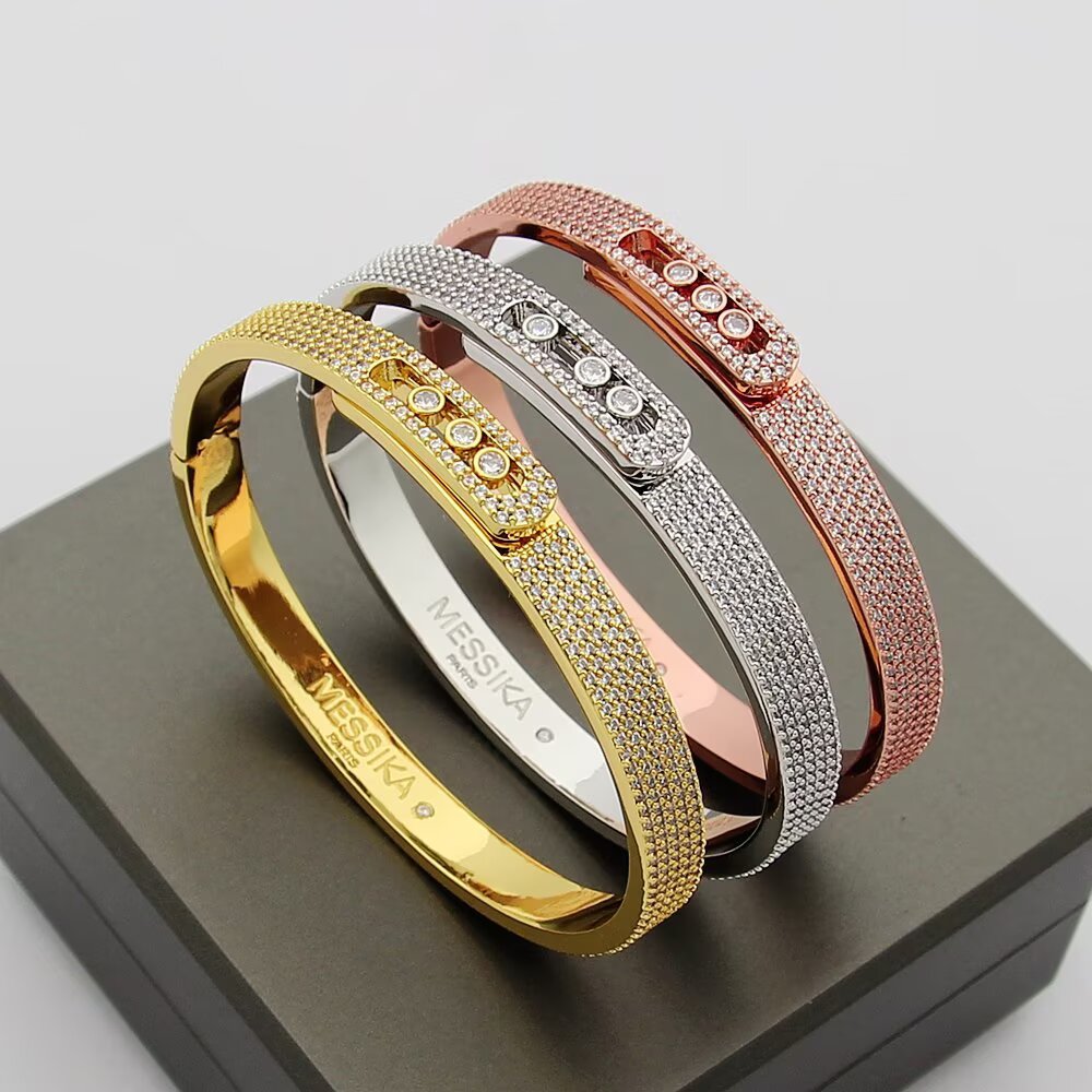 [Mystic JURI]Move Noa Full Pavé Diamond Bangle Bracelet