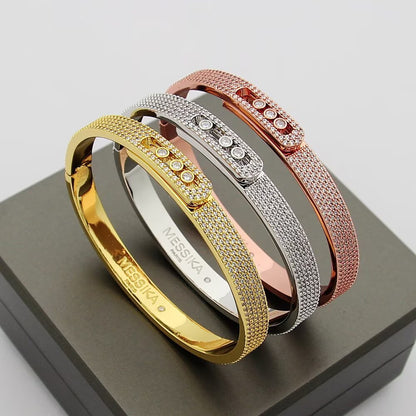 [Mystic JURI]Move Noa Full Pavé Diamond Bangle Bracelet