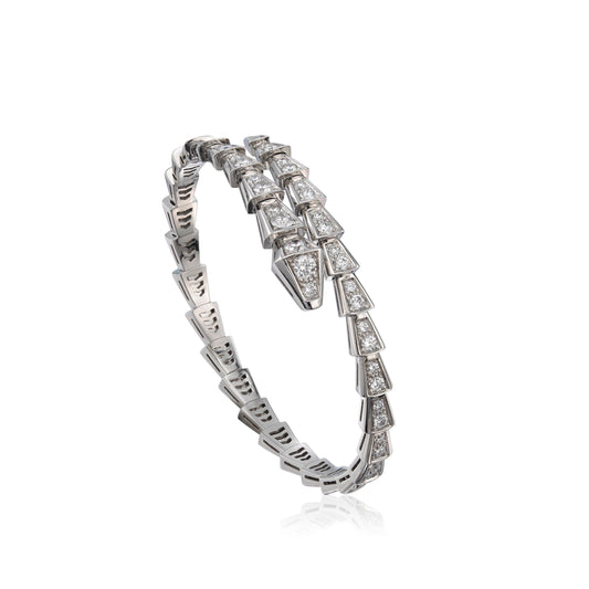 [Mystic]SERPENTI BRACELET 6MM SILVER DIAMOND