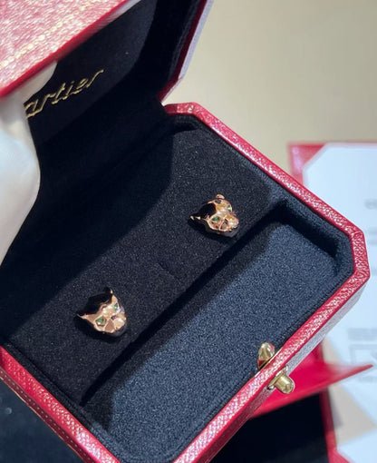 [Mystic]CHRRTAH-PRINT STUD EARRINGS, THREE COLORS
