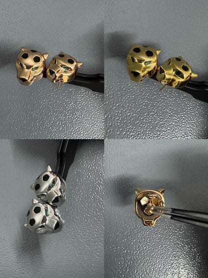 [Mystic]CHRRTAH-PRINT STUD EARRINGS, THREE COLORS