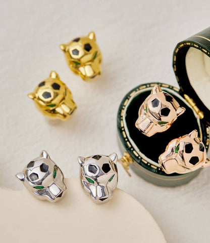 [Mystic]CHRRTAH-PRINT STUD EARRINGS, THREE COLORS