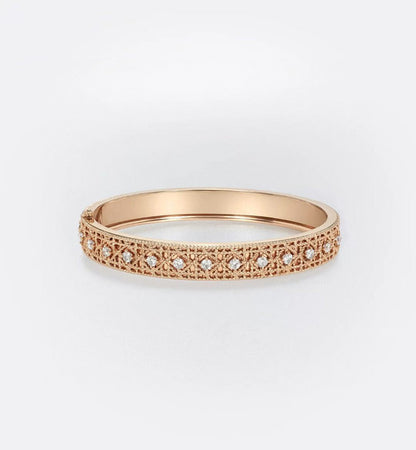 [Mystic]2026 WOVEN-PATTERN BRACELET SET WITH FULL DIAMOND INLAY THREE-COLORS