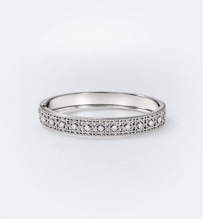 [Mystic]2026 WOVEN-PATTERN BRACELET SET WITH FULL DIAMOND INLAY THREE-COLORS