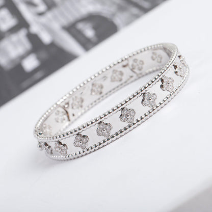 [Mystic]CLOVER BRACELET 8MM DIAMONDS