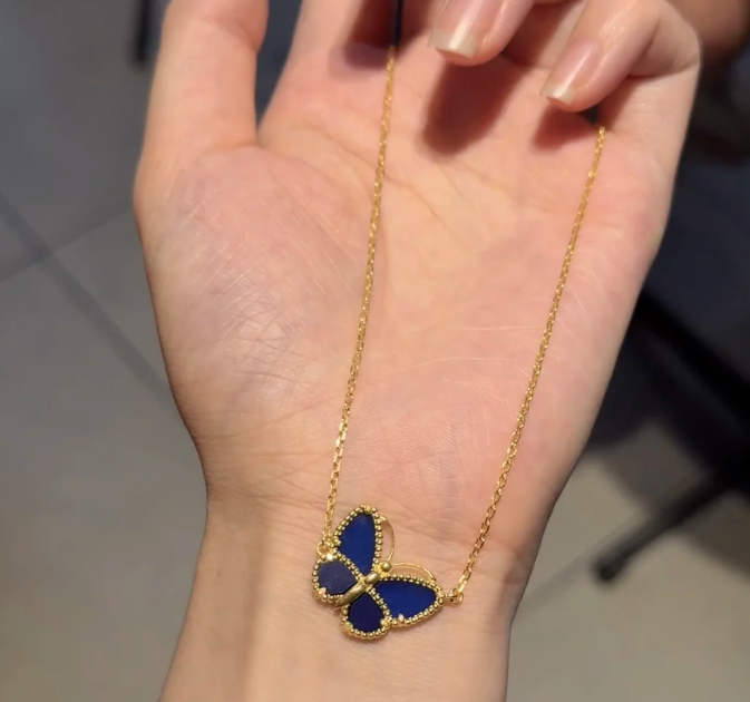 [Mystic]BUTTERFLY BLUE   NECKLACE