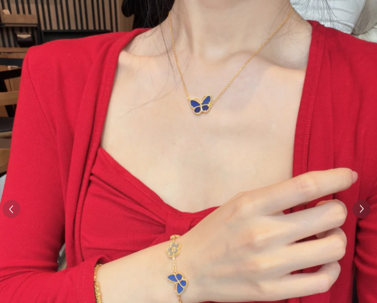 [Mystic]BUTTERFLY BLUE   NECKLACE