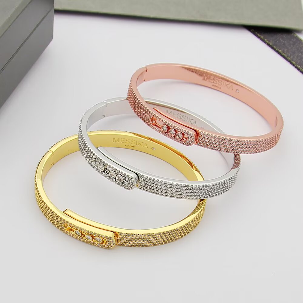 [Mystic JURI]Move Noa Full Pavé Diamond Bangle Bracelet
