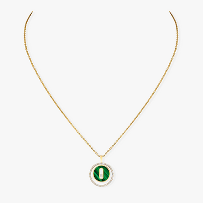 [Mystic JURI]Mystic MOVE 1 DIAMOND MALACHITE GOLD DIAMOND NECKLACE