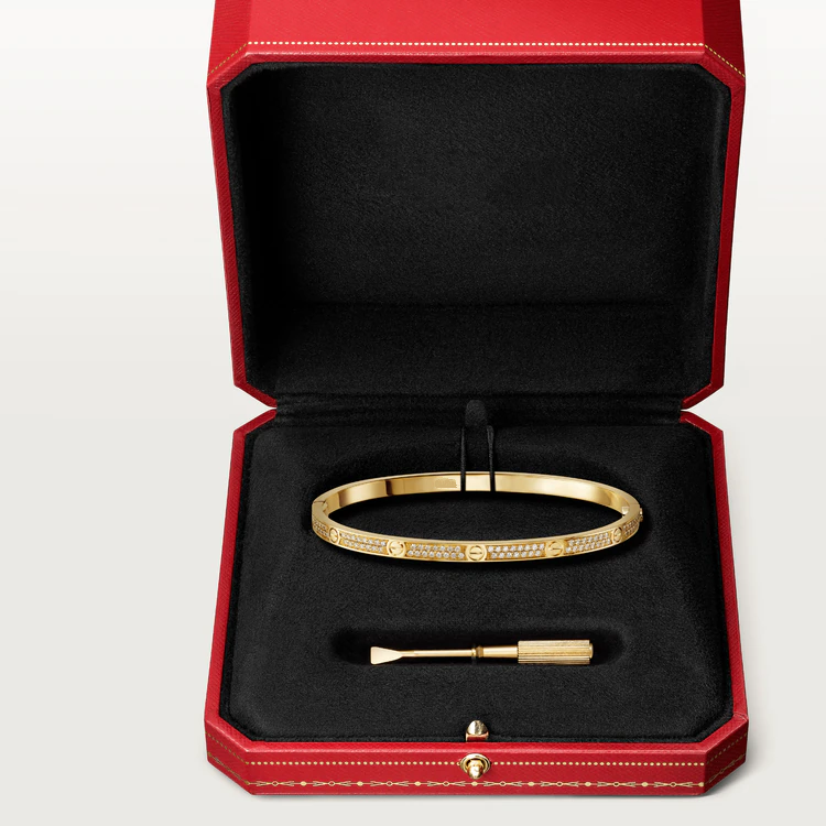 [Mystic]LOVE BRACELET 3.65MM DIAMOND-PAVED