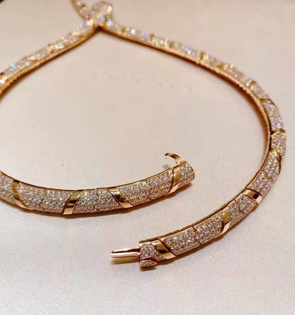 [Mystic]HIGH-END CUSTOM GOLD SNAKE NECKLACE