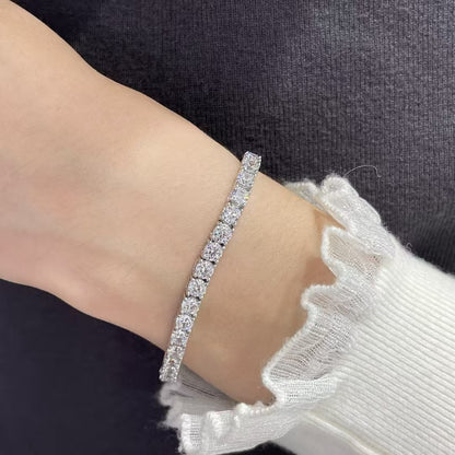 [Mystic]TENNIS BRACELET WITH FULL DIAMOND SETTING