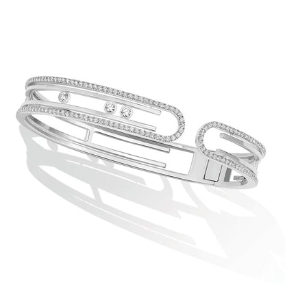 [Mystic JURI]MOVE 10TH PAVED DIAMOND BRACELET