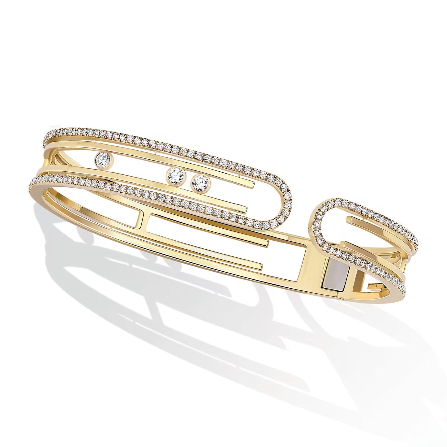 [Mystic JURI]MOVE 10TH PAVED DIAMOND BRACELET
