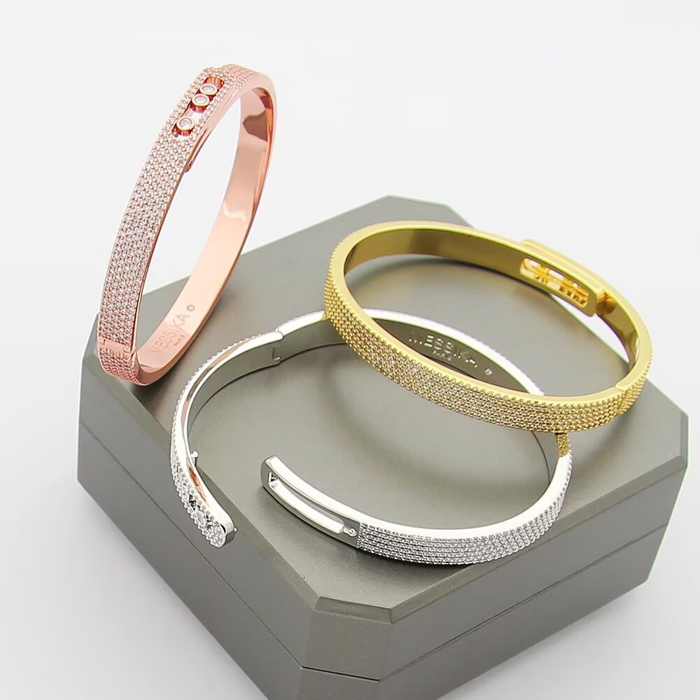 [Mystic JURI]Move Noa Full Pavé Diamond Bangle Bracelet