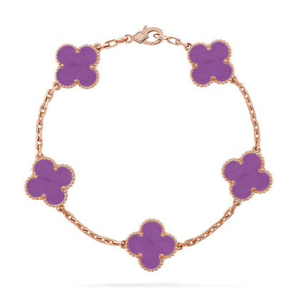 [Mystic-new] CLOVER 5 MOTIF VIOLET BRACELET COLLECTION