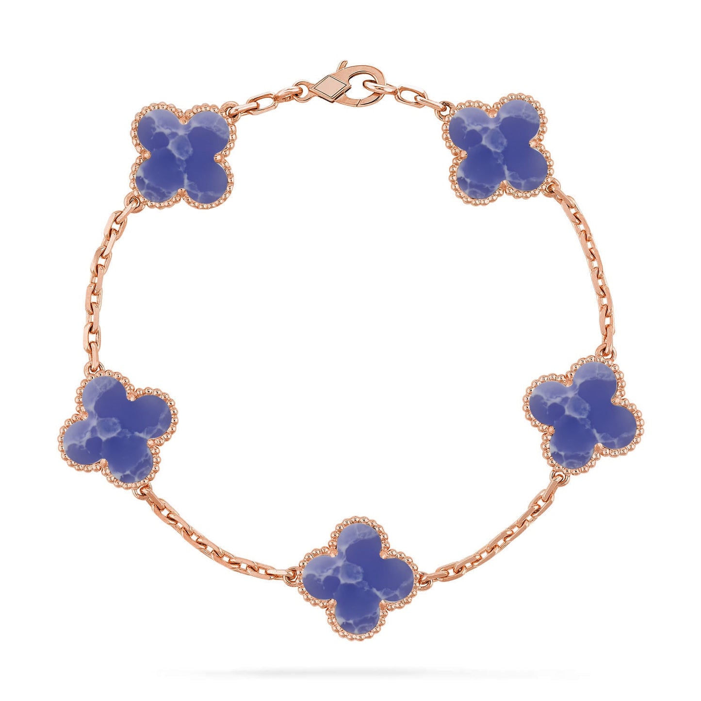 [Mystic-new]CLOVER 5 MOTIF BLUE VEINS BRACELET COLLECTION