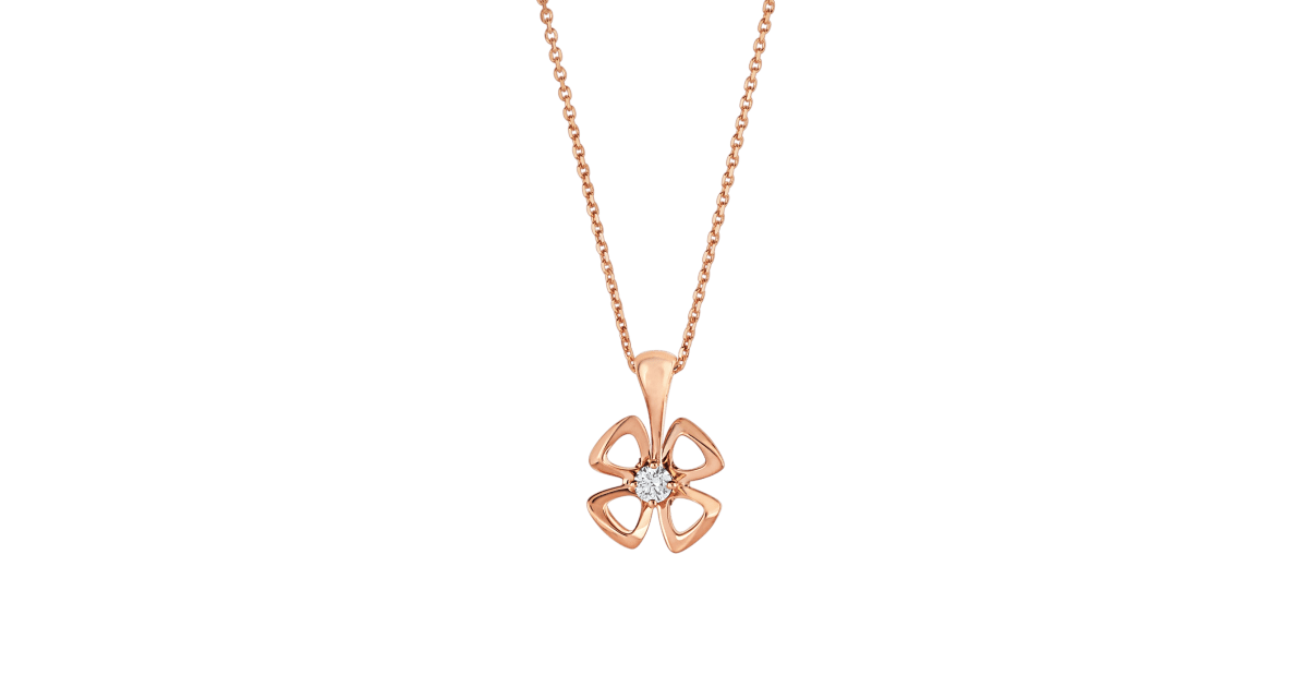 [Mystic]FIOREVER NECKLACE DIAMOND CENTER