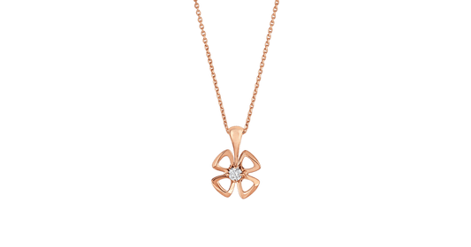 [Mystic]FIOREVER NECKLACE DIAMOND CENTER
