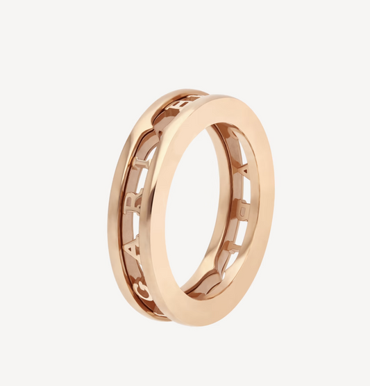 [Mystic]ZERO 1 ONE-BAND WITH OPENWORK LOGO SPIRAL RING