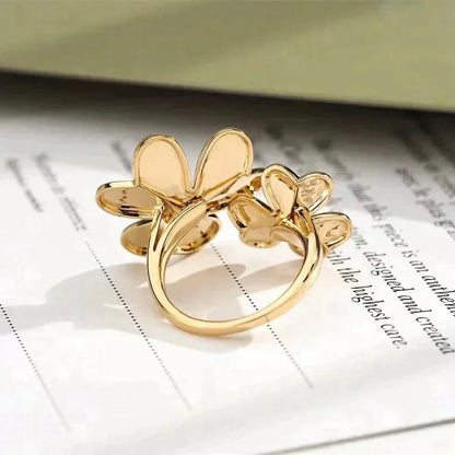 [Mystic]CLOVER COMOS GOLD DIAMOND RING