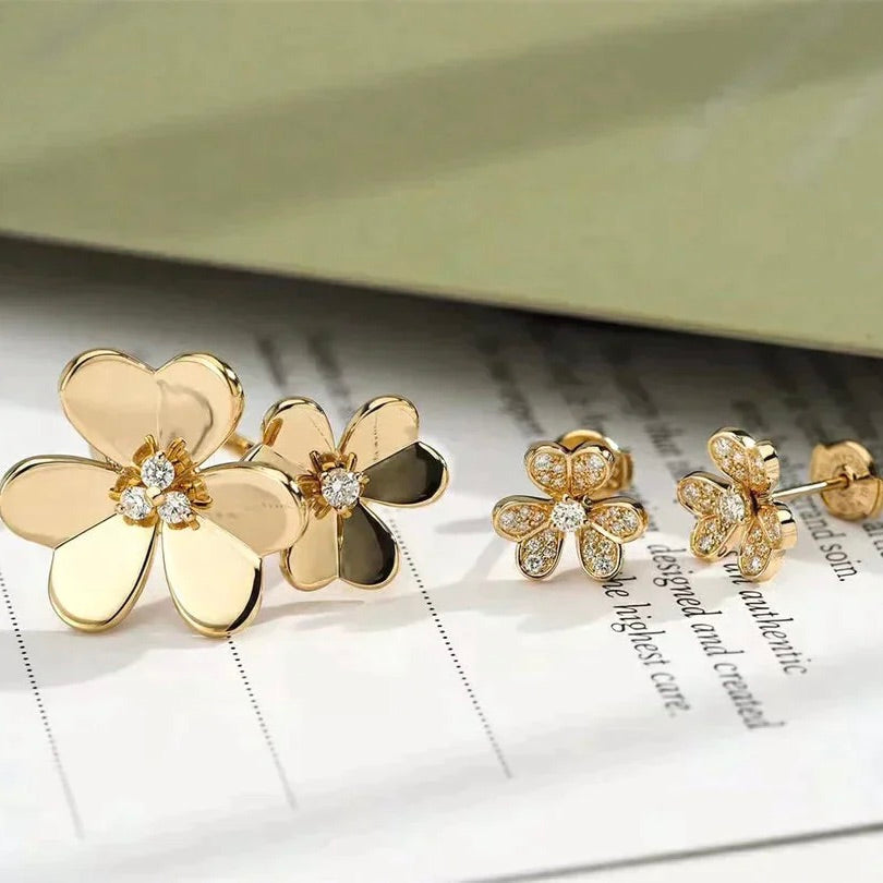 [Mystic]CLOVER COMOS GOLD DIAMOND RING
