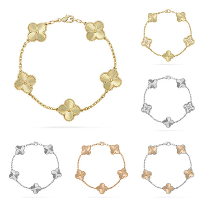 [Mystic] CLOVER 5 MOTIF LASER BRACELET COLLECTION