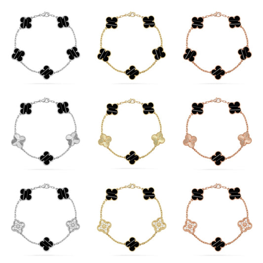 [Mystic] CLOVER 5 MOTIF PULSAR STONE BRACELET COLLECTION