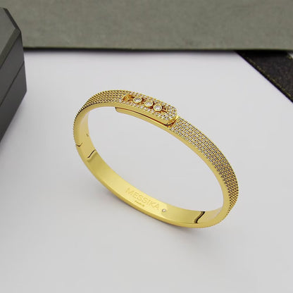 [Mystic JURI]Move Noa Full Pavé Diamond Bangle Bracelet