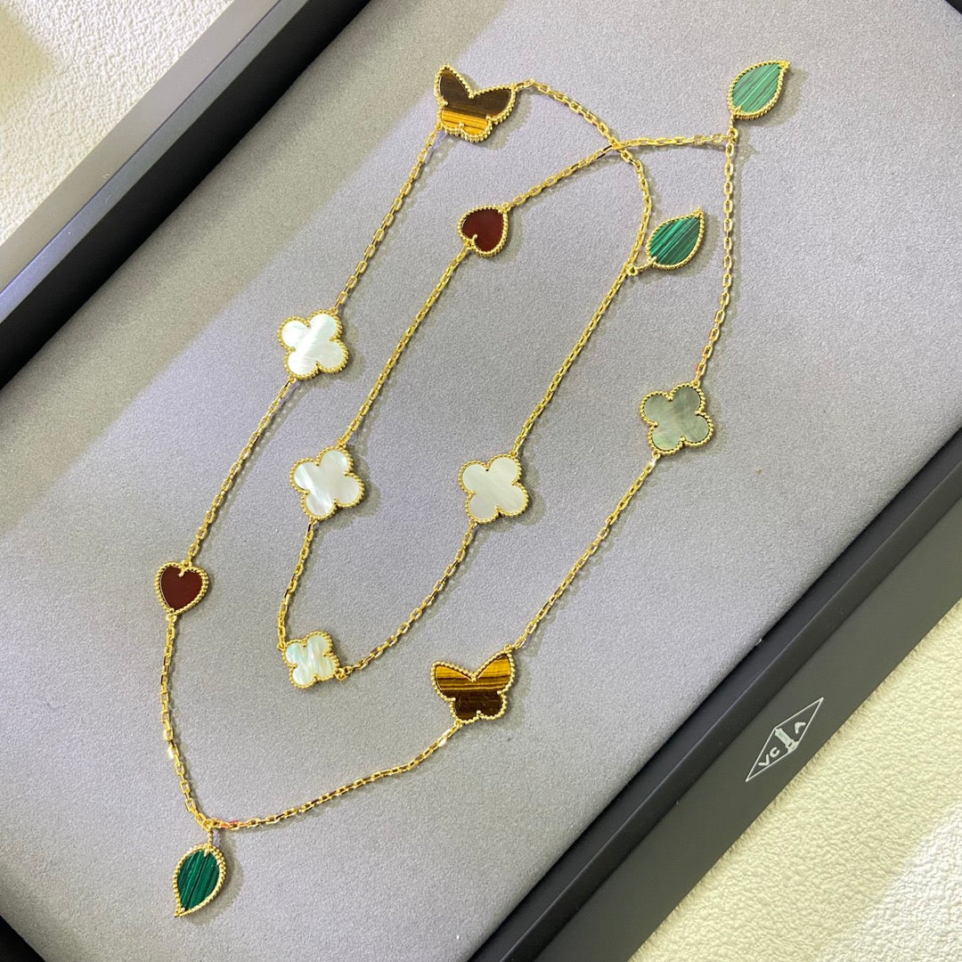 [Mysitc ] Lucky Alhambra Long Necklace-12 Designs