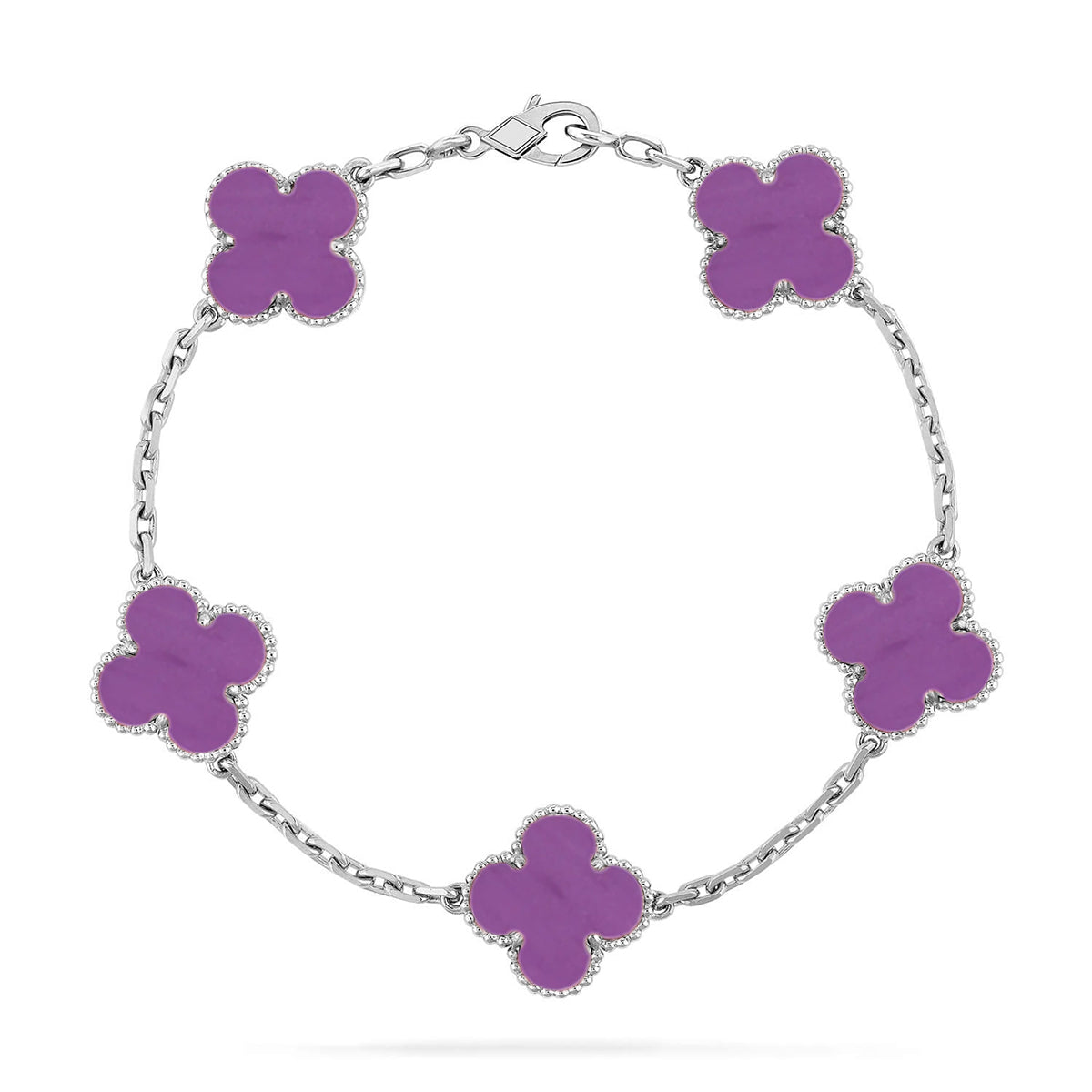 [Mystic-new] CLOVER 5 MOTIF VIOLET BRACELET COLLECTION