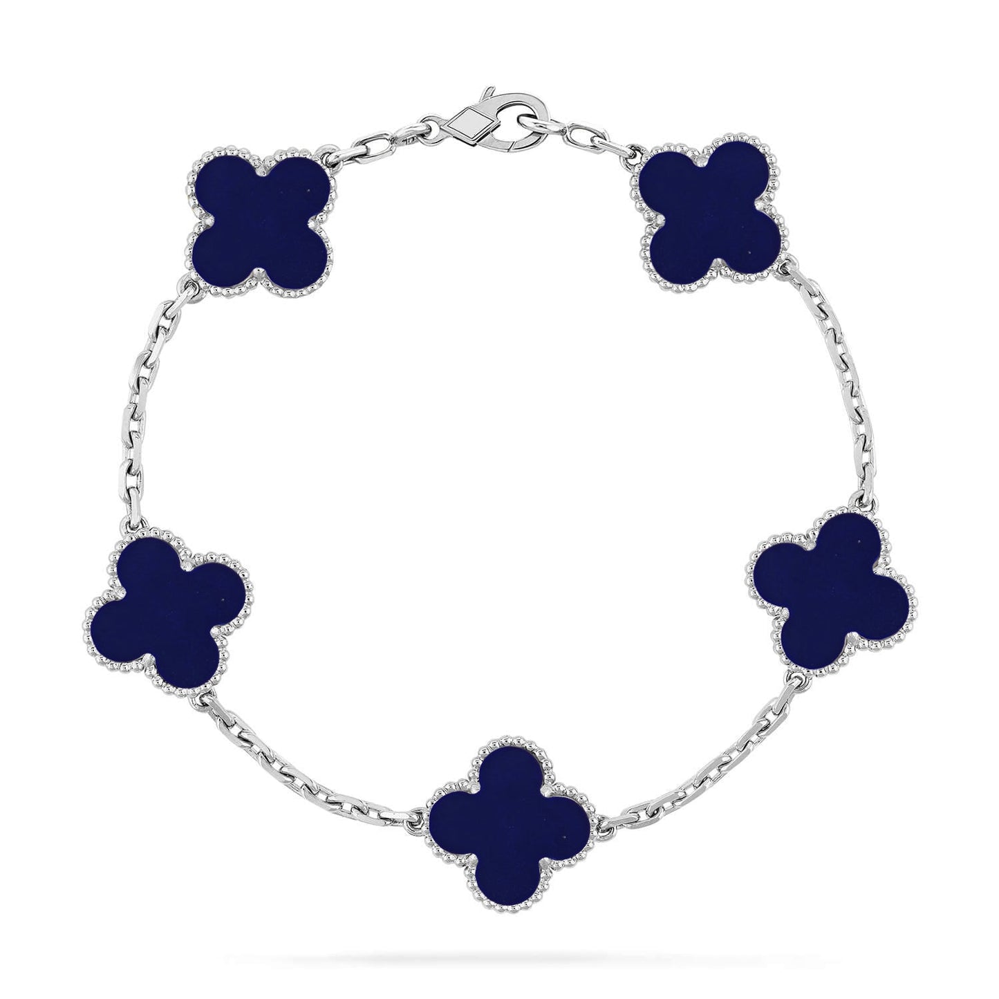 [Mystic-new]CLOVER 5 MOTIF LAPIS LAZULI BRACELET COLLECTION