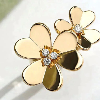 [Mystic]CLOVER COMOS GOLD DIAMOND RING