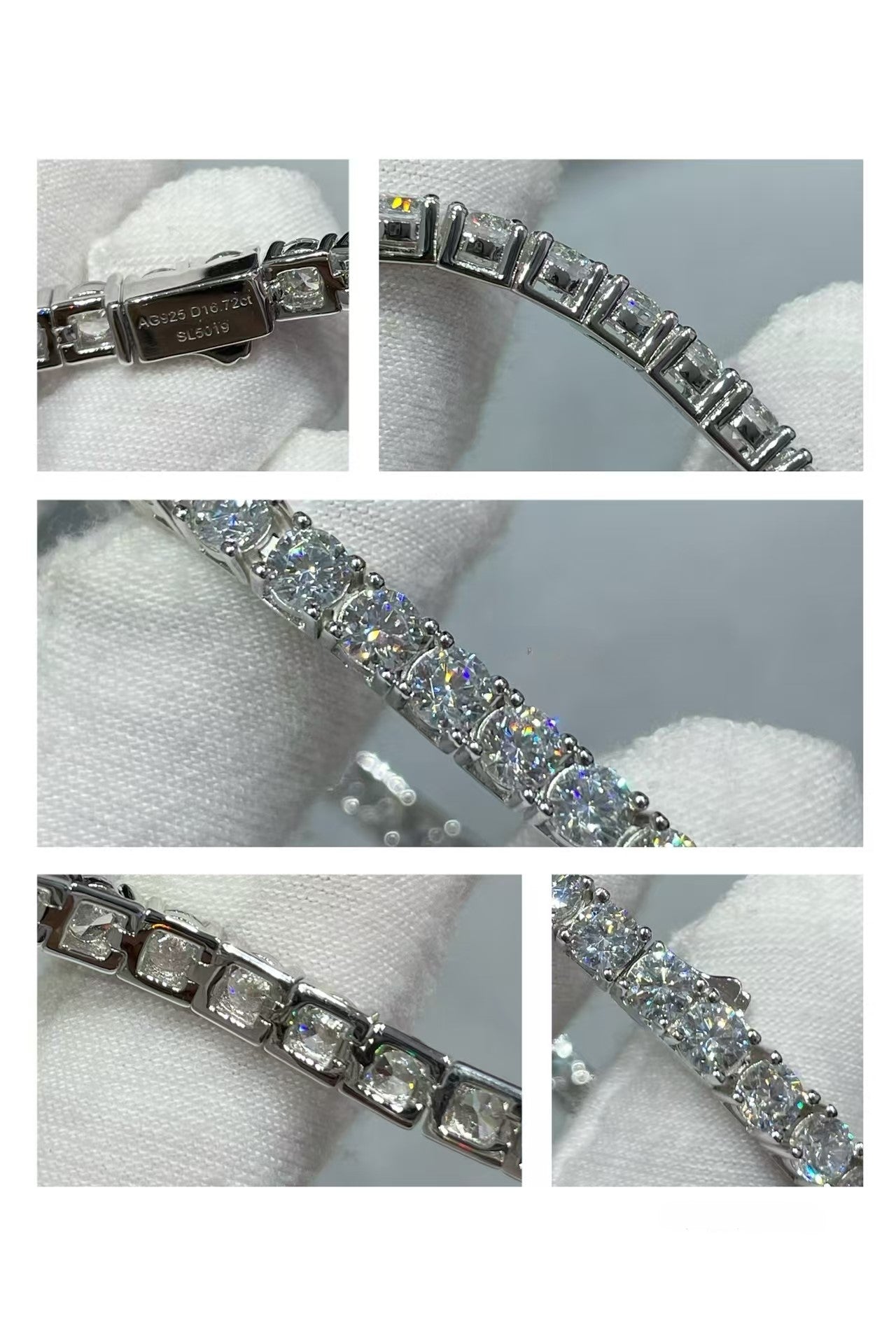[Mystic]TENNIS BRACELET WITH FULL DIAMOND SETTING