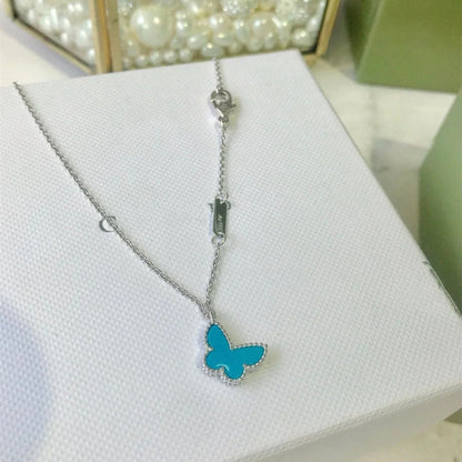 [Mystic]BUTTERFLY TURQUOISE BUTTERFLY BRACELET SILVER