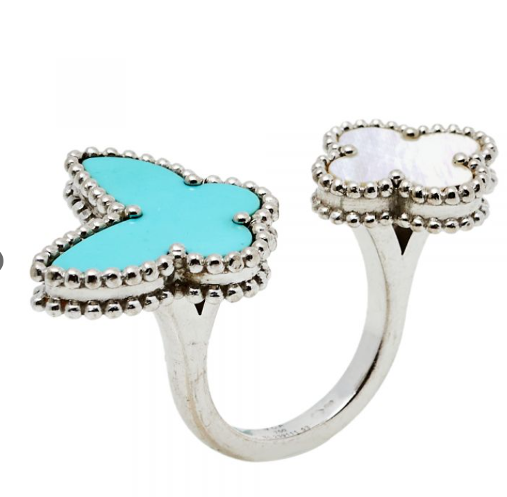 [Mystic]LUCKY BLUE BETWEEN THE FINGER RING