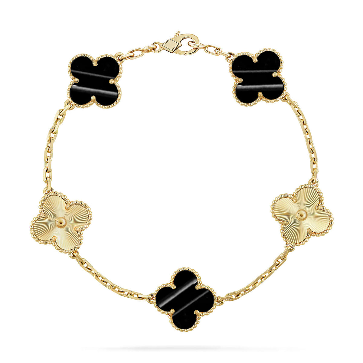 [Mystic-new] CLOVER 5 MOTIF PULSAR STONE BRACELET COLLECTION