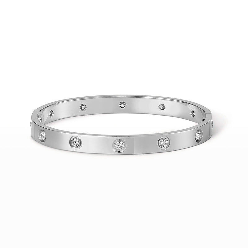 [Mystic]LOVE BRACELET 6.1MM 10 DIAMONDS