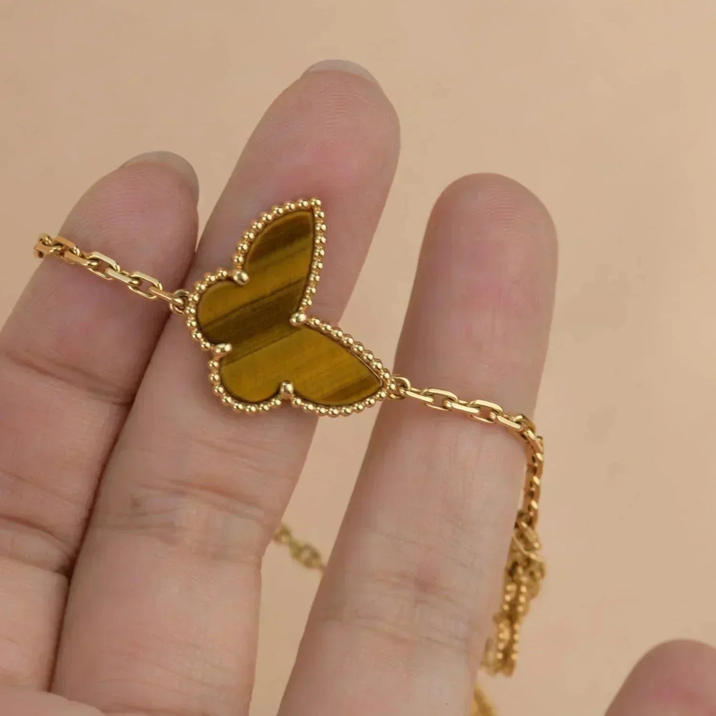 [Mystic]LUCKY SPRING 5 MOTIF GOLD BRACELET