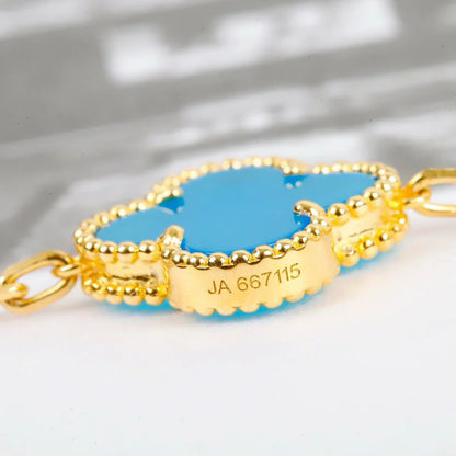 [Mystic-new] CLOVER 5 MOTIF TURQUOISE BRACELET COLLECTION