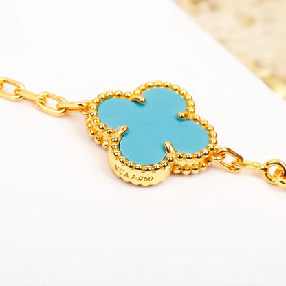 [Mystic-new] CLOVER 5 MOTIF TURQUOISE BRACELET COLLECTION