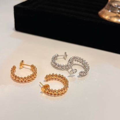 [Mystic]CLASH SMALL HOOP EARRINGS