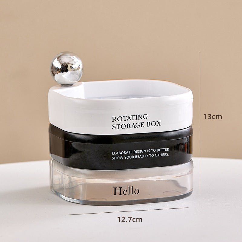 多層回転式ジュエリー収納ボックス